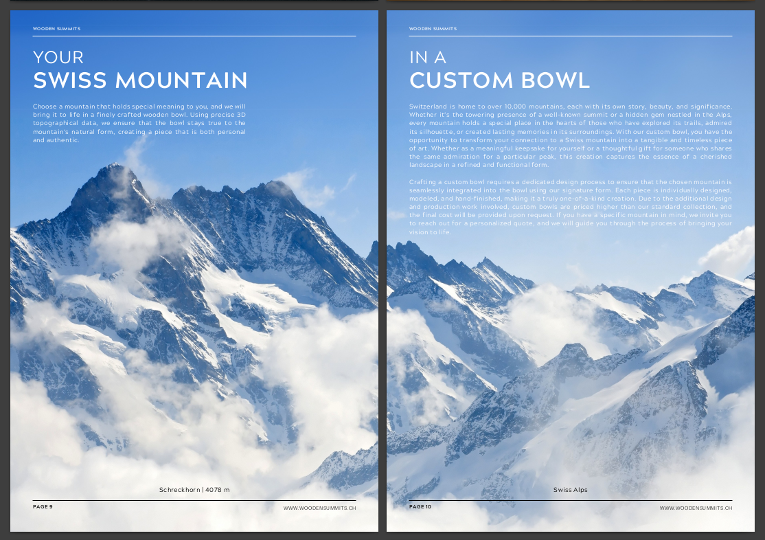 Wooden Summits Catalog